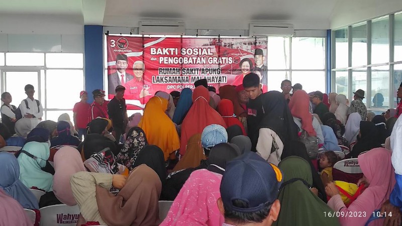 Baksos Pengobatan Gratis Sambut Kedatangan Rs Apung Laksamana